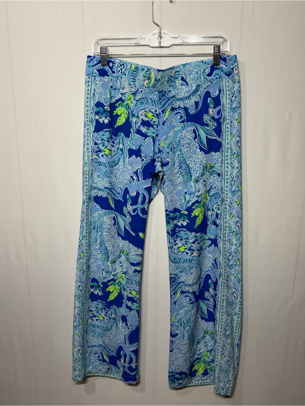 Lilly Pulitzer Blue Current Palazzo Pant